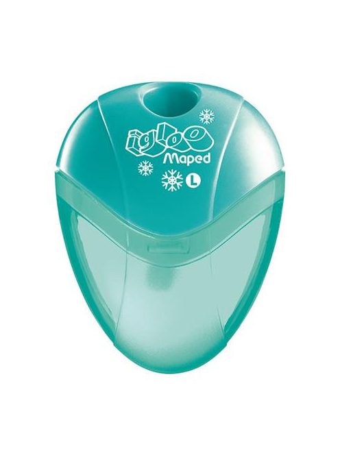 Hegyező, egylyukú, tartályos, balkezes, MAPED "I-Gloo", vegyes színek (IMA032210)