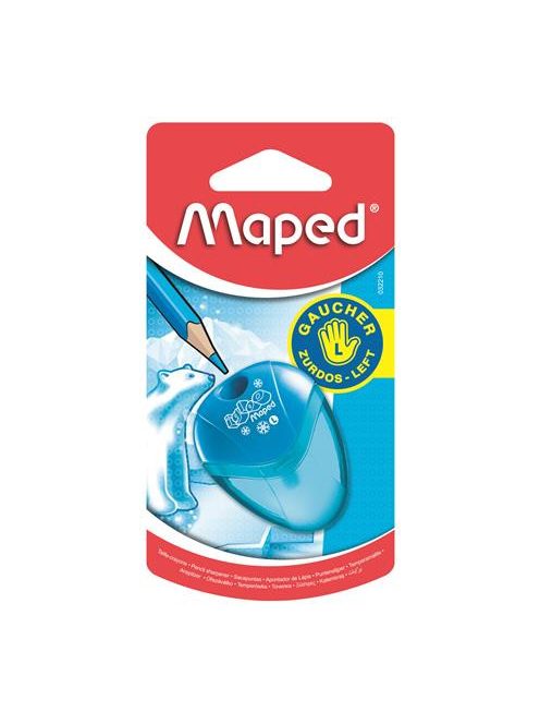 Hegyező, egylyukú, tartályos, balkezes, MAPED "I-Gloo", vegyes színek (IMA032210)