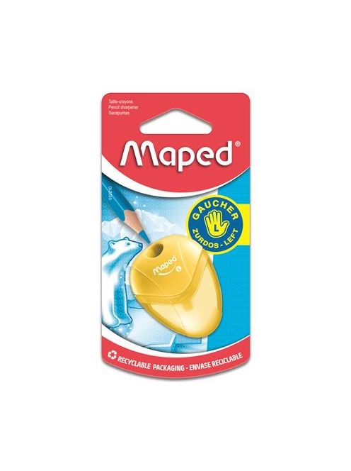 Hegyező, egylyukú, tartályos, balkezes, MAPED "I-Gloo", vegyes színek (IMA032210)