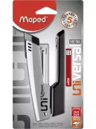 Tűzőgép, 24/6, 26/6, 25 lap, MAPED "Universal Metal Half-Strip", vegyes színek (IMA039200)