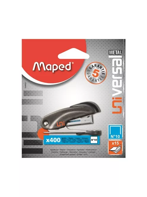 Tűzőgép, No. 10, 15 lap, MAPED "Mini Universal Metal" (IMA044600)