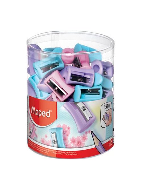 Hegyező display, egylyukú, MAPED "Vivo", vegyes pasztell színek (IMA063011)