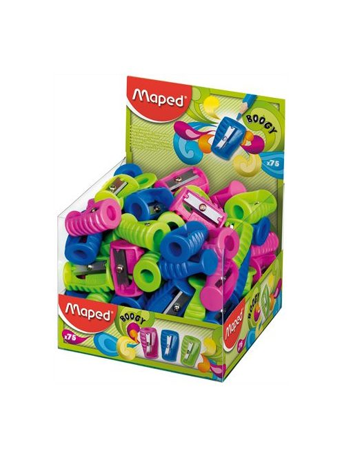 Hegyező display, egylyukú, MAPED "Boogy", vegyes színek (IMA063211)
