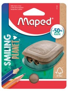   Hegyező display, kétlyukú, tartályos, műanyag, FSC, MAPED "Smiling Planet" (IMA071521FM)