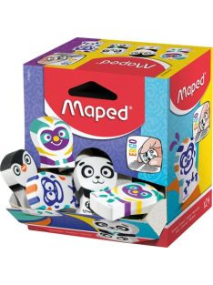   Radír display, vegyes minták, MAPED "Ergo Fun Multicolor" (IMA119001)