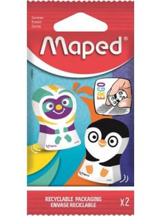   Radír, vegyes minták, MAPED "Ergo Fun Multicolor" (IMA119002)