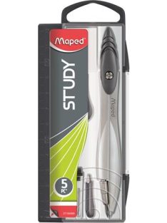  Körző készlet, 5 darabos, MAPED "Study SY160", vegyes színek (IMA119405)