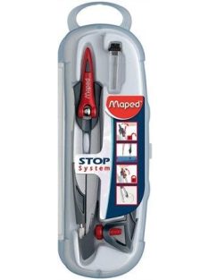   Körző készlet, rögzíthető lábakkal, 3 darabos, MAPED "Stop System" (IMA196100)