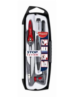   Körző készlet, rögzíthető lábakkal, 5 darabos, MAPED "Stop System" (IMA196101)