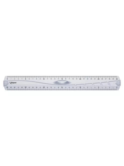 Vonalzó, műanyag, 30 cm, MAPED "Geometric" (IMA242130)