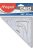 Háromszög vonalzó, műanyag, 45°, 21 cm, MAPED "Geometric" (IMA242421)