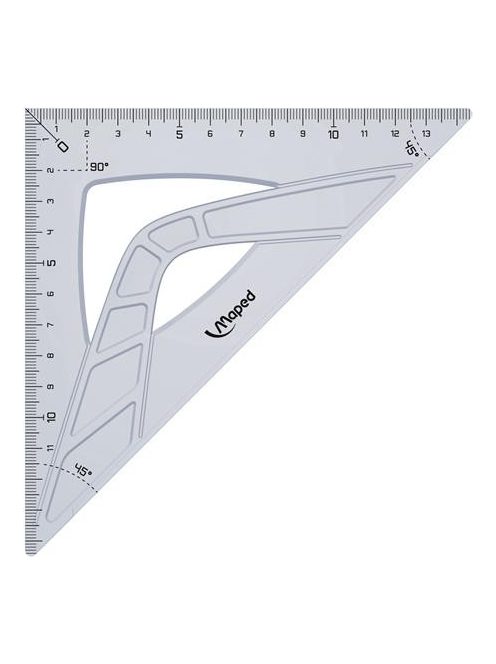 Háromszög vonalzó, műanyag, 45°, 21 cm, MAPED "Geometric" (IMA242421)