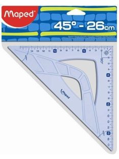   Háromszög vonalzó, műanyag, 45°, 26 cm, MAPED "Geometric" (IMA242426)