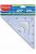 Háromszög vonalzó, műanyag, 45°, 26 cm, MAPED "Geometric" (IMA242426)