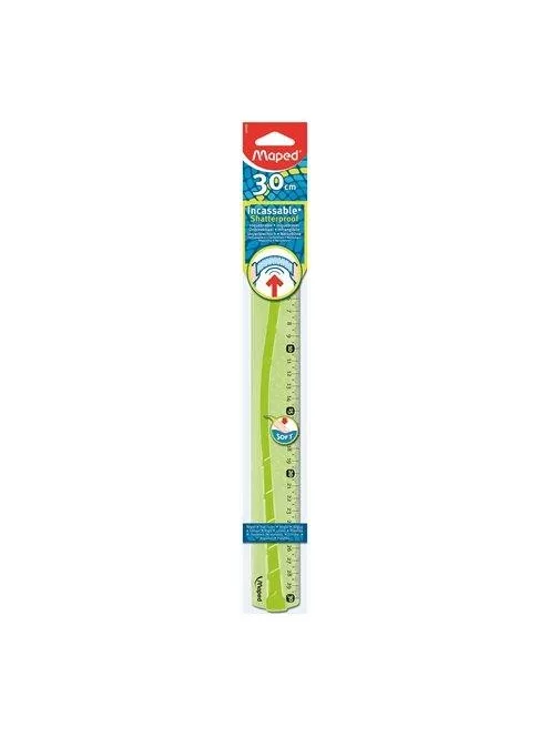 Vonalzó, műanyag, hajlítható, 30 cm, MAPED "Flex" (IMA244030) (IMA244030)
