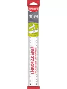 Vonalzó, műanyag, törhetetlen, 30 cm, MAPED "Study Unbreakable", átlátszó (IMA245620)