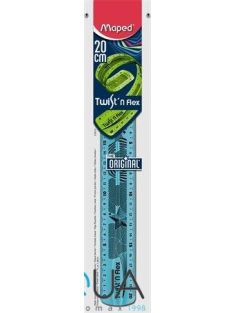   Vonalzó, műanyag, törhetetlen, 20 cm, MAPED "Twist'n Flex" (IMA2 (IMA279210)
