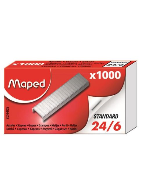 Tűzőkapocs, 24/6, MAPED (IMA324405)