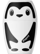 Hegyező, egylyukú, tartályos, MAPED "Shakky Fancy", panda és pingvin, vegyes formák (IMA34012)