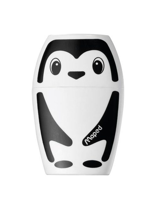 Hegyező, egylyukú, tartályos, MAPED "Shakky Fancy", panda és pingvin, vegyes formák (IMA34012)