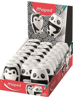   Hegyező display, egylyukú, tartályos, MAPED "Shakky Fancy", panda és pingvin, vegyes formák (IMA34014)