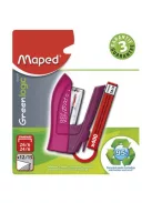 Tűzőgép, 24/6, 26/6, 12 lap, MAPED "Greenlogic Mini", vegyes színek (IMA353010)