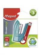 Tűzőgép, 24/6, 26/6, 12 lap, MAPED "Greenlogic Mini", vegyes színek (IMA353010)