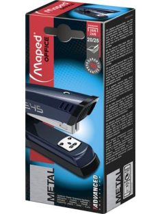   Tűzőgép, 24/6, 26/6, 25 lap, MAPED "Advanced Half-Strip", sötétkék (IMA354512)