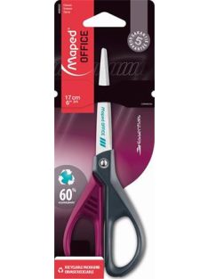   Olló, irodai, 17 cm, MAPED "Essentials Green Deco", vegyes színek (IMA468002)