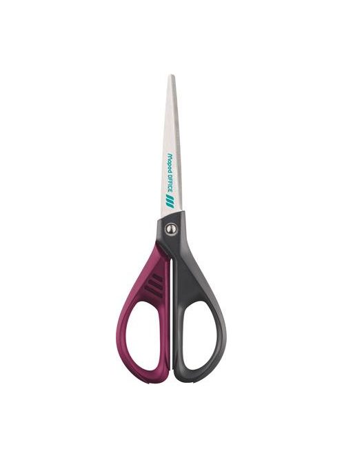 Olló, irodai, 17 cm, MAPED "Essentials Green Deco", vegyes színek (IMA468002)