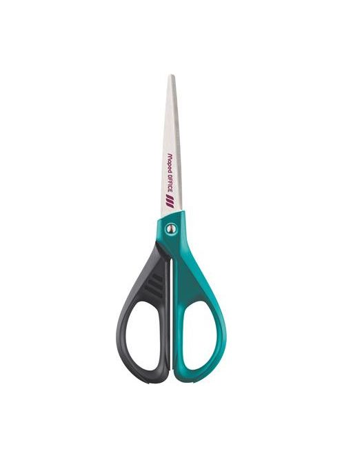 Olló, irodai, 17 cm, MAPED "Essentials Green Deco", vegyes színek (IMA468002)