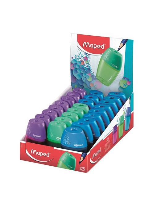 Hegyező display, egylyukú, tartályos, MAPED "Shaker", vegyes színek (IMA534753)