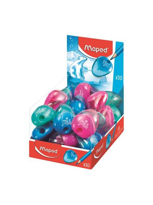 Hegyező display, egylyukú, tartályos, MAPED "I-Gloo", vegyes színek (IMA534754)