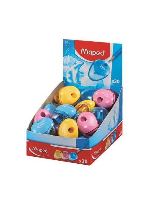 Hegyező display, egylyukú, tartályos, MAPED "I-Gloo", vegyes színek (IMA534754)