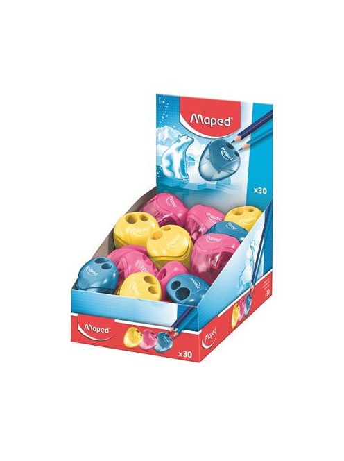 Hegyező display, kétlyukú, tartályos, MAPED "I-Gloo", vegyes színek (IMA534756)