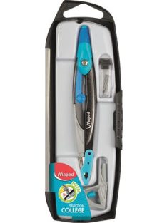   Körző készlet, 3 darabos, MAPED "Metal Open", vegyes színek (IMA536953)