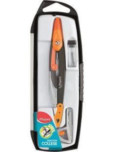   Körző készlet, 3 darabos, MAPED "Metal Open", vegyes színek (IMA536953)