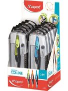 Körző készlet, 3 darabos, MAPED "Metal Open", vegyes színek (IMA536953)