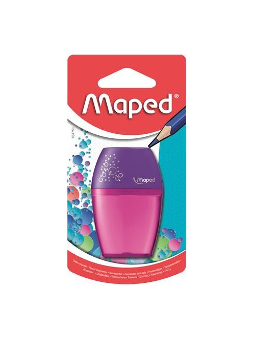 Hegyező, egylyukú, tartályos, MAPED "Shaker", vegyes színek (IMA634753)