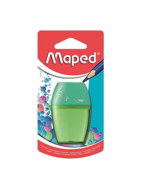 Hegyező, egylyukú, tartályos, MAPED "Shaker", vegyes színek (IMA634753)