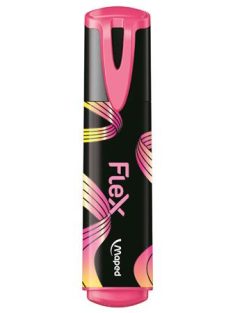   Szövegkiemelő készlet, 1-5 mm, MAPED "Fluo Peps Flex", 4 különböző szín (IMA740300)