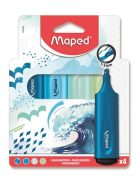 Szövegkiemelő készlet, 1-5 mm, MAPED "Fluo Peps Assorted", 12 különböző szín (IMA740901)