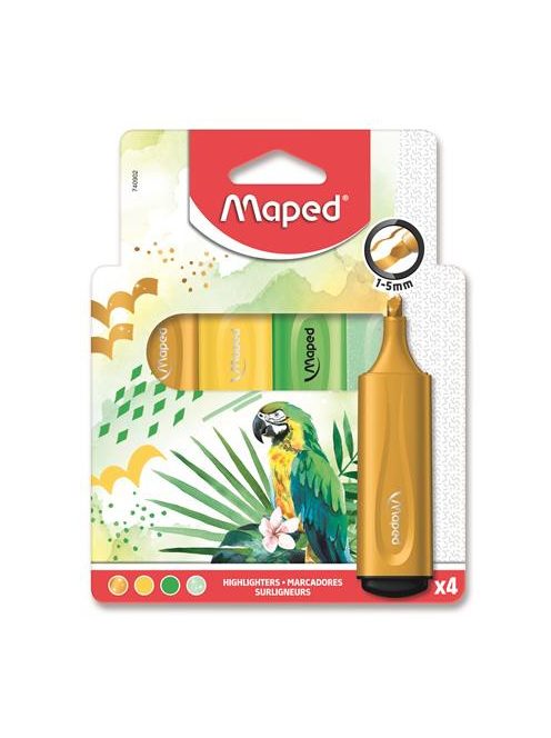 Szövegkiemelő készlet, 1-5 mm, MAPED "Fluo Peps Assorted", 12 különböző szín (IMA740901)