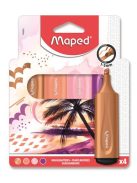 Szövegkiemelő készlet, 1-5 mm, MAPED "Fluo Peps Assorted", 12 különböző szín (IMA740901)