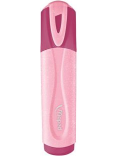   Szövegkiemelő készlet, 1-5 mm, MAPED "Glitter Fluo Peps", vegyes pasztell színek (IMA742046)