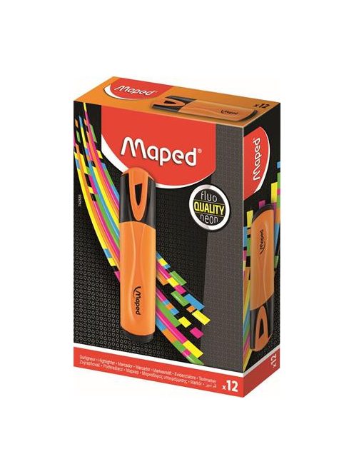 Szövegkiemelő, 1-5 mm, MAPED "Fluo Peps Classic", narancssárga (IMA742535)