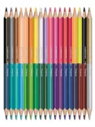 Színes ceruza készlet, háromszögletű, kétvégű, MAPED "Color'Peps Duo", 36 különböző szín (IMA829601)