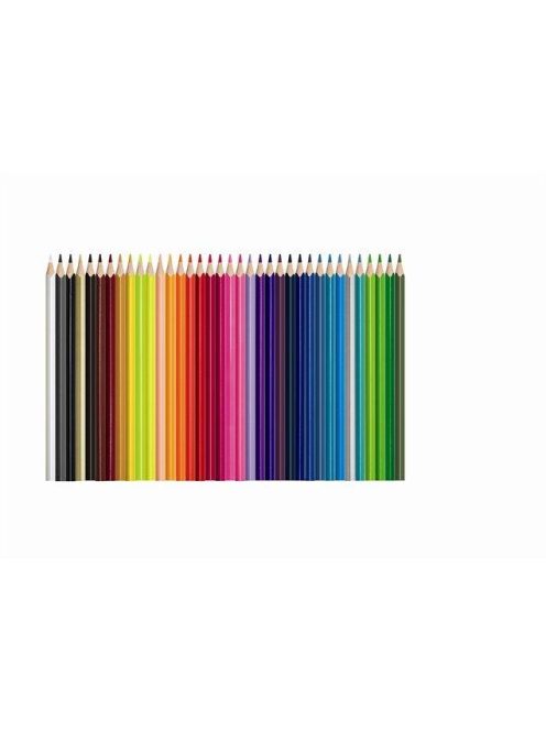 Színes ceruza készlet, háromszögletű, MAPED "Color'Peps", 36 különböző szín (IMA832017) (IMA832017)