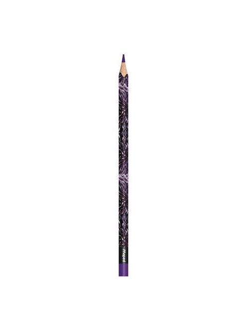 Színes ceruza készlet, háromszögletű, MAPED "Color'Peps Animal", 12 különböző szín (IMA832212)