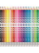 Színes ceruza készlet, háromszögletű, radírozható, MAPED "Color'Peps Oops", 24 különböző szín (IMA832824)